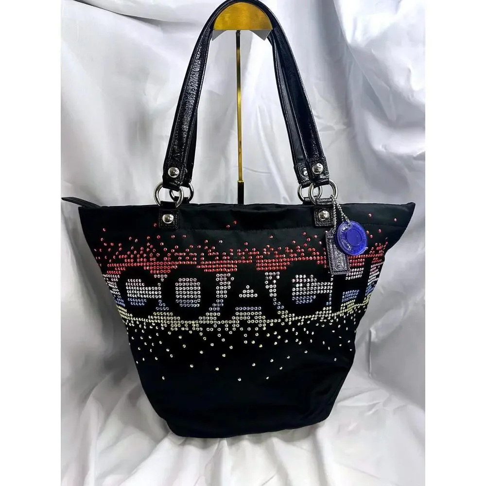 Coach | Bags | Coach Special Holiday Edition Tote Bag Wmulti Colored ...